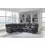 Sultan Meadow Faux Leather 2-Piece Reclining Sectional Sofa
