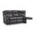 Sultan Meadow Faux Leather 2-Piece Reclining Sectional Sofa