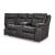 Sultan Meadow Faux Leather 2-Piece Reclining Sectional Sofa
