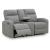 Gauntlet Polyester Reclining Loveseat w/Console