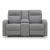 Gauntlet Polyester Reclining Loveseat w/Console