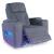 Studio Cave Polyester Power Recliner w/Adjustable Headrest