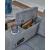 Studio Cave Polyester Power Reclining Sofa w/Adjustable Headrests