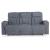 Studio Cave Polyester Power Reclining Sofa w/Adjustable Headrests