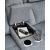 Studio Cave Polyester Power Reclining Loveseat w/Console & Adjustable Headrests