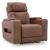 Clean-Slate Faux Leather Power Recliner w/Adjustable Headrest