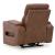 Clean-Slate Faux Leather Power Recliner w/Adjustable Headrest