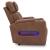 Clean-Slate Faux Leather Power Recliner w/Adjustable Headrest