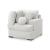 Cuddle Plush Fabric 3-Piece Sectional Sofa w/Right Chaise
