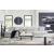 Cuddle Plush Fabric 4-Piece Sectional Sofa w/Double Chaise
