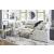 Cuddle Plush Fabric U-Shaped 8-Piece Sectional Sofa