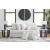 Cuddle Plush Fabric 2-Piece Loveseat