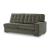 Caspian-Town 2-Piece Fabric L-Shaped Sectional Sofa w/Right Arm Chaise Facing