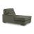 Caspian-Town 2-Piece Fabric L-Shaped Sectional Sofa w/Right Arm Chaise Facing