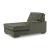 Caspian-Town 2-Piece Fabric L-Shaped Sectional Sofa w/Right Arm Chaise Facing