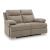 Side-Swipe Polyester Reclining Loveseat
