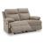 Side-Swipe Polyester Reclining Loveseat
