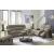 Side-Swipe Polyester Reclining Sofa w/Drop Down Table