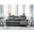 Side-Swipe Polyester Reclining Living Room Set
