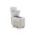 Social Pointe 6-Piece L-Shaped Polyester Reclining Sectional w/Console