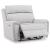 Social Pointe Polyester Power Recliner w/Adjustable Headrest