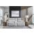 Social Pointe 3-Piece Polyester Modular Power Reclining Loveseat w/Console