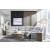 Social Pointe 6-Piece L-Shaped Polyester Reclining Sectional w/Console