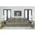 Narwhal Place 3-Piece Faux Leather Modular Power Reclining Sofa