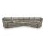 Narwhal Place 6-Piece L-Shaped Faux Leather Power Reclining Sectional w/Console