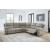 Narwhal Place 5-Piece L-Shaped Faux Leather Power Reclining Sectional