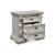 Bruchandi MDF/Wood Veneer Nightstand w/3 Drawers