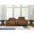 Magic Man Rally 2-Piece Leather Modular Power Reclining Loveseat w/Console