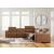 Magic Man Rally 5-Piece L-Shaped Leather Power Reclining Sectional