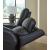 5Z-Comfort Leather/PVC Power Reclining Sofa w/Adjustable Headrests