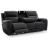 5Z-Comfort Leather/PVC Power Reclining Sofa w/Adjustable Headrests