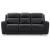 5Z-Comfort Leather/PVC Power Reclining Sofa w/Adjustable Headrests