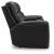 5Z-Comfort Leather/PVC Power Reclining Loveseat w/Console & Adjustable Headrests