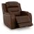 Knightington Leather/PVC Power Recliner w/Audio Seating