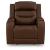 Knightington Power Leather/PVC Power Reclining Living Set w/Audio Seating