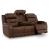 Knightington Power Leather/PVC Power Reclining Living Set w/Audio Seating