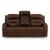 Knightington Power Leather/PVC Power Reclining Living Set w/Audio Seating