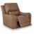 DeepWakes Leather/PVC Power Recliner w/Adjustable Headrest