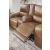 DeepWakes Leather/PVC Power Reclining Living Set