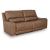 DeepWakes Leather/PVC Power Reclining Living Set