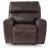 Crossplex Leather/PVC Power Recliner w/Adjustable Headrest