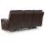 Crossplex Leather/PVC Power Reclining Sofa w/Adjustable Headrests