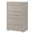Pearl Fabric Bedroom Set w/LED