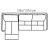 Pegaso 2-Piece Modular Leather Sectional Sofa