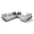 Pegaso Leather Modular Sectional Sofa Customizable