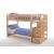Peppermint Wood Bunk Bed, Twin/Twin Size